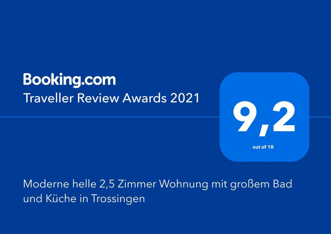Moderne helle 2,5 Zimmer Wohnung mit großem Bad und Küche in Trossingen Exterior foto